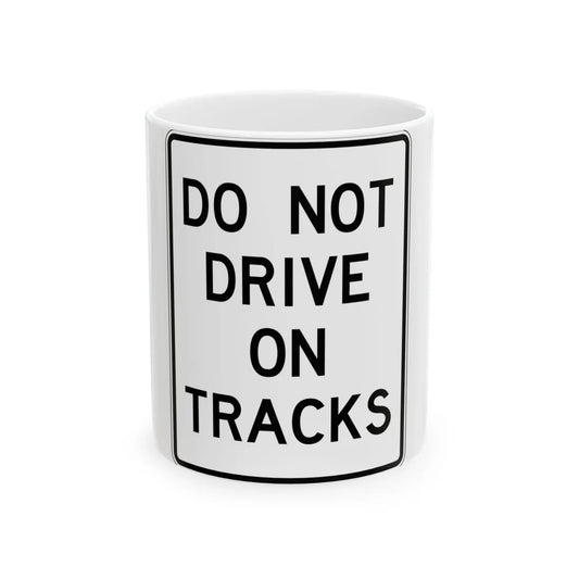 PBOT Road sign R6455 (Oregon) (Road Sign) White Coffee Mug 11oz - Go Mug Yourself