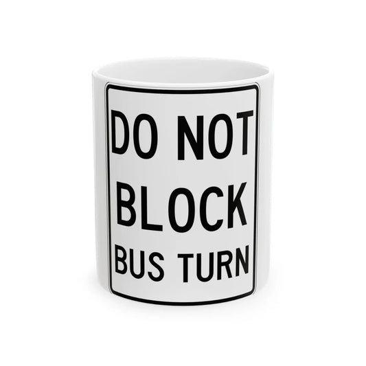 PBOT Road sign R6470 (Oregon) (Road Sign) White Coffee Mug 11oz - Go Mug Yourself