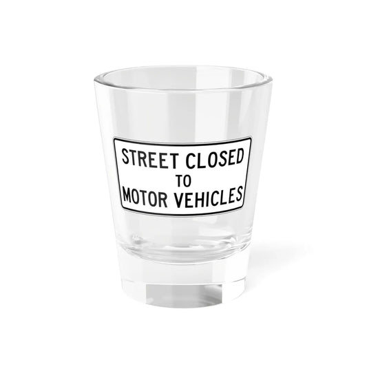 PBOT Road sign R6525 (Oregon) (Road Sign) Shot Glass 1.5oz 1.5oz - Go Mug Yourself