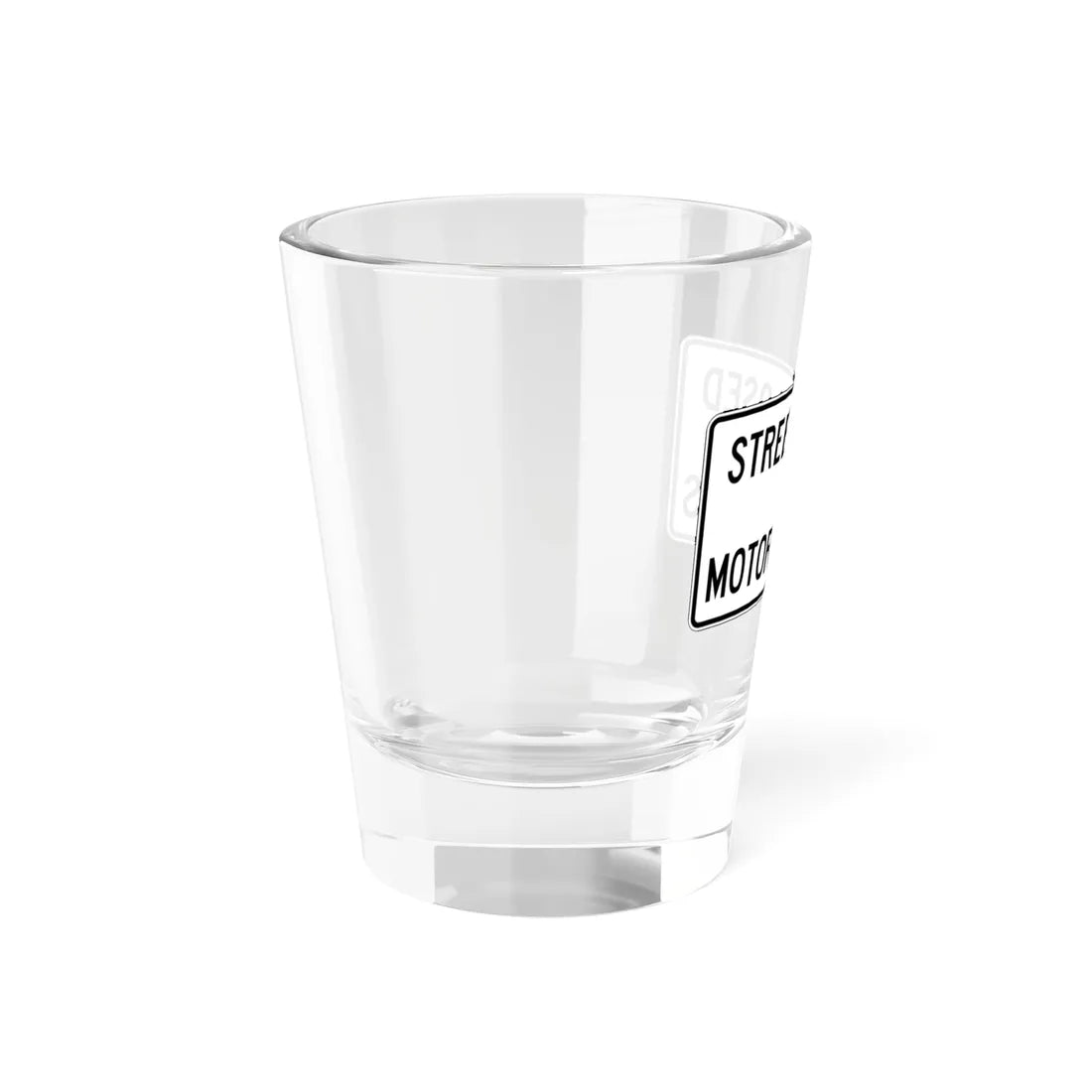 PBOT Road sign R6525 (Oregon) (Road Sign) Shot Glass 1.5oz - Go Mug Yourself