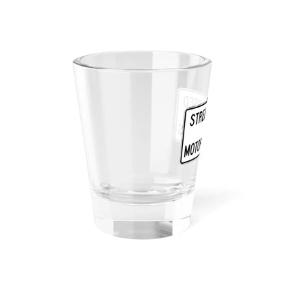 PBOT Road sign R6525 (Oregon) (Road Sign) Shot Glass 1.5oz - Go Mug Yourself