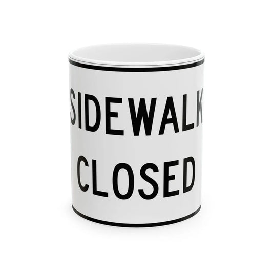 PBOT Road sign R6560 (Oregon) (Road Sign) White Coffee Mug 11oz - Go Mug Yourself
