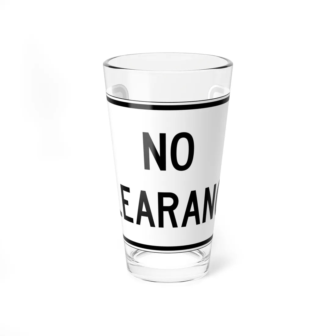 PBOT Road sign R6570 (Oregon) (Road Sign) Pint Glass 16oz 16oz - Go Mug Yourself