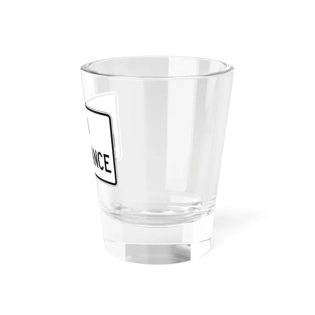 PBOT Road sign R6570 (Oregon) (Road Sign) Shot Glass 1.5oz - Go Mug Yourself