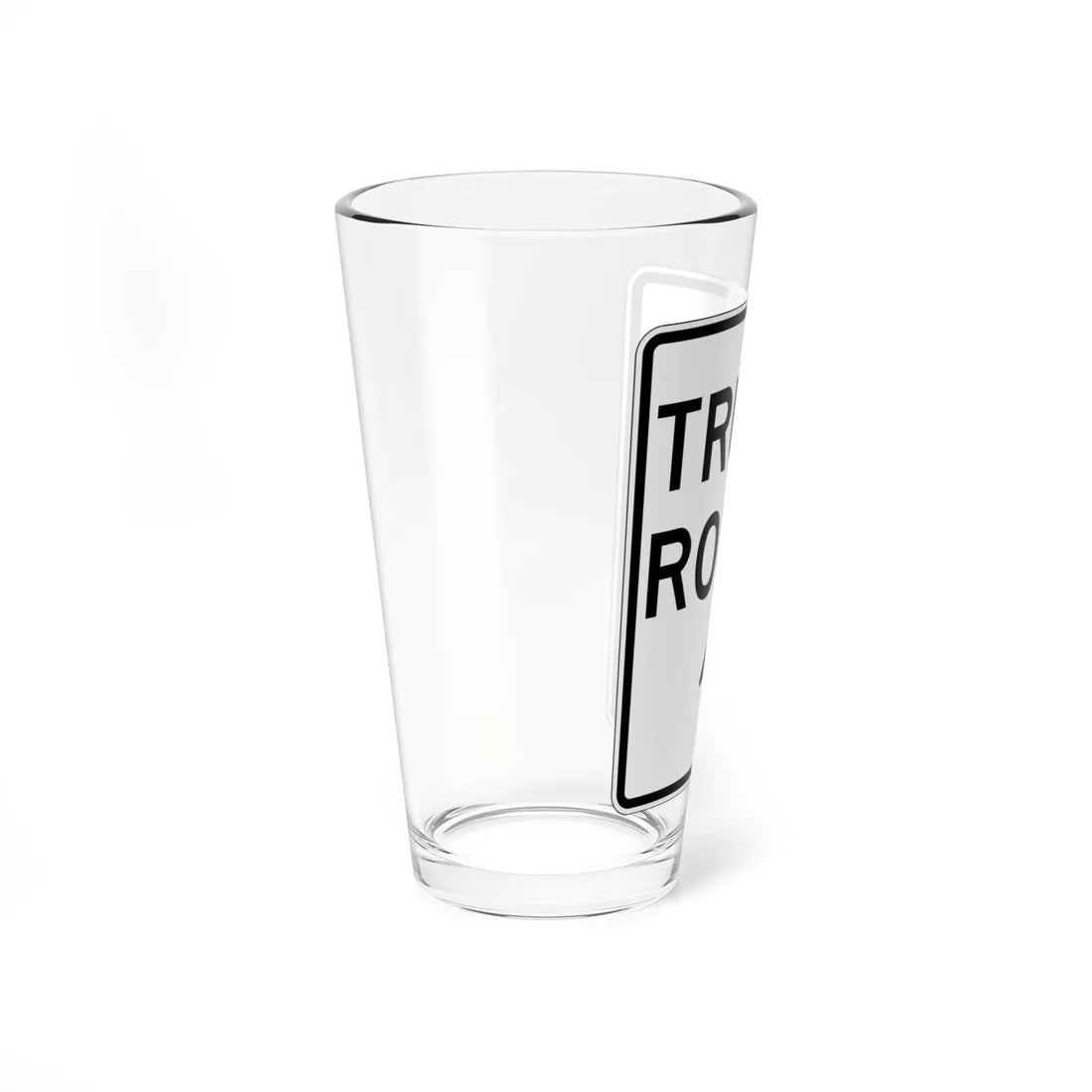 PBOT Road sign R6620 (Oregon) (Road Sign) Pint Glass 16oz - Go Mug Yourself