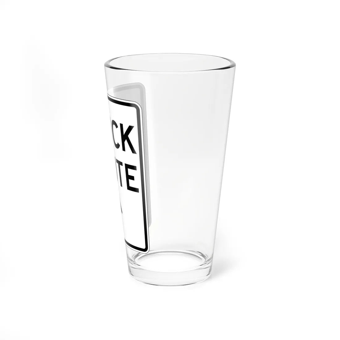 PBOT Road sign R6620 (Oregon) (Road Sign) Pint Glass 16oz - Go Mug Yourself