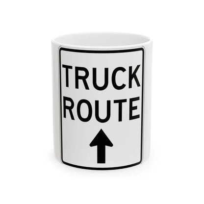 PBOT Road sign R6620 (Oregon) (Road Sign) White Coffee Mug 11oz - Go Mug Yourself