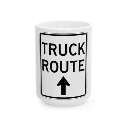 PBOT Road sign R6620 (Oregon) (Road Sign) White Coffee Mug 15oz - Go Mug Yourself