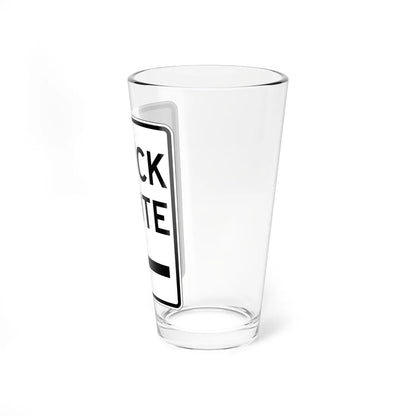 PBOT Road sign R6640 (Oregon) (Road Sign) Pint Glass 16oz - Go Mug Yourself