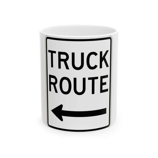 PBOT Road sign R6640 (Oregon) (Road Sign) White Coffee Mug 11oz - Go Mug Yourself