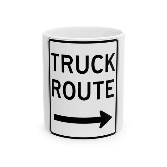 PBOT Road sign R6660 (Oregon) (Road Sign) White Coffee Mug 11oz - Go Mug Yourself