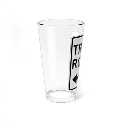 PBOT Road sign R6720 (Oregon) (Road Sign) Pint Glass 16oz - Go Mug Yourself