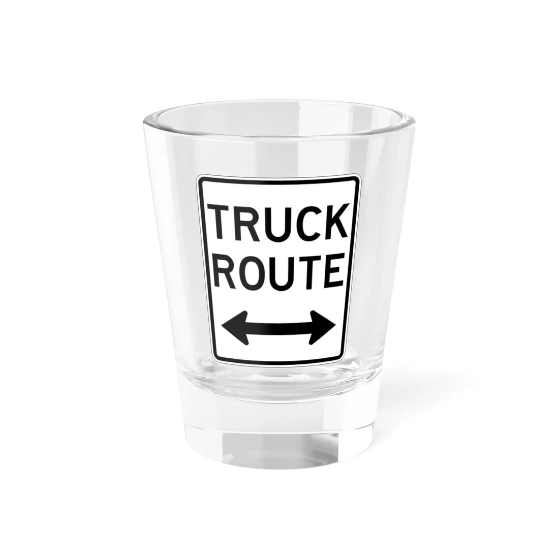 PBOT Road sign R6720 (Oregon) (Road Sign) Shot Glass 1.5oz 1.5oz - Go Mug Yourself