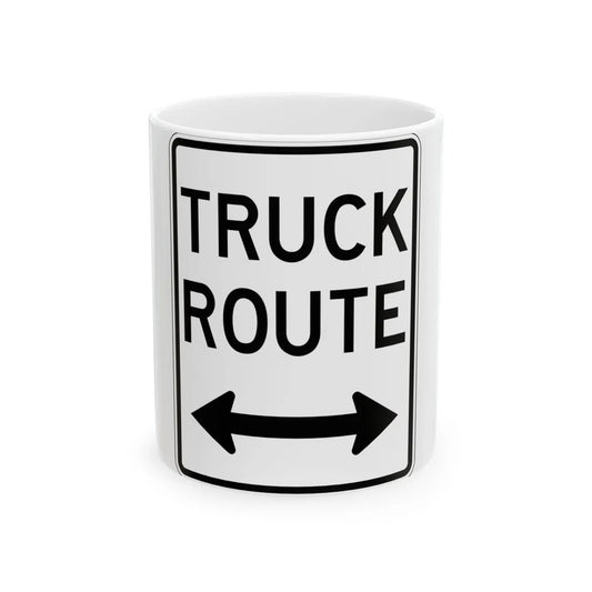 PBOT Road sign R6720 (Oregon) (Road Sign) White Coffee Mug 11oz - Go Mug Yourself