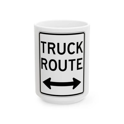 PBOT Road sign R6720 (Oregon) (Road Sign) White Coffee Mug 15oz - Go Mug Yourself