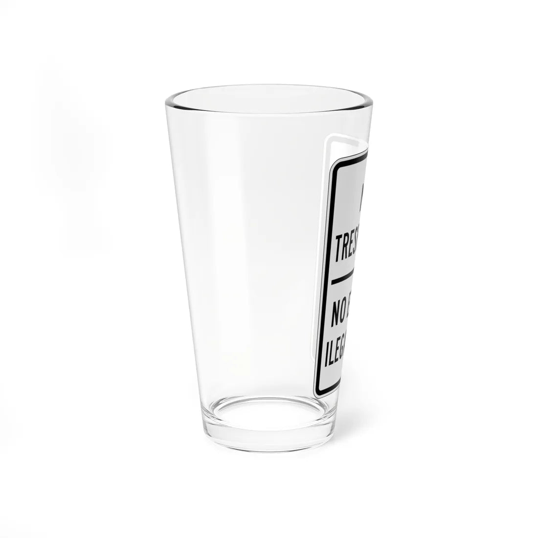 PBOT Road sign S2097 (Oregon) (Road Sign) Pint Glass 16oz - Go Mug Yourself