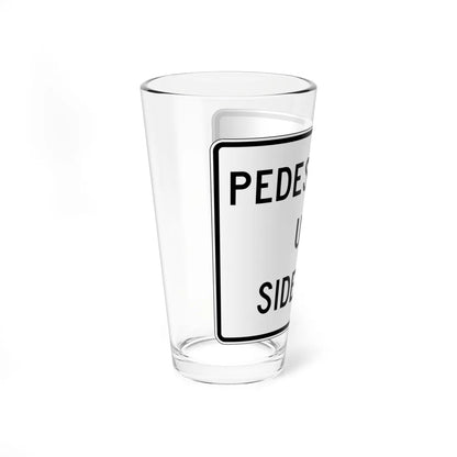PBOT Road sign S2120 obsolete (Oregon) (Road Sign) Pint Glass 16oz - Go Mug Yourself
