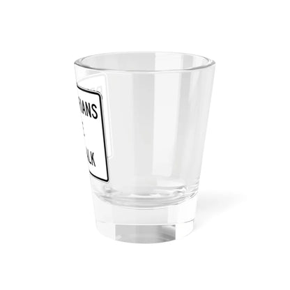 PBOT Road sign S2120 obsolete (Oregon) (Road Sign) Shot Glass 1.5oz - Go Mug Yourself