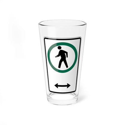 PBOT Road sign S2270 obsolete (Oregon) (Road Sign) Pint Glass 16oz 16oz - Go Mug Yourself