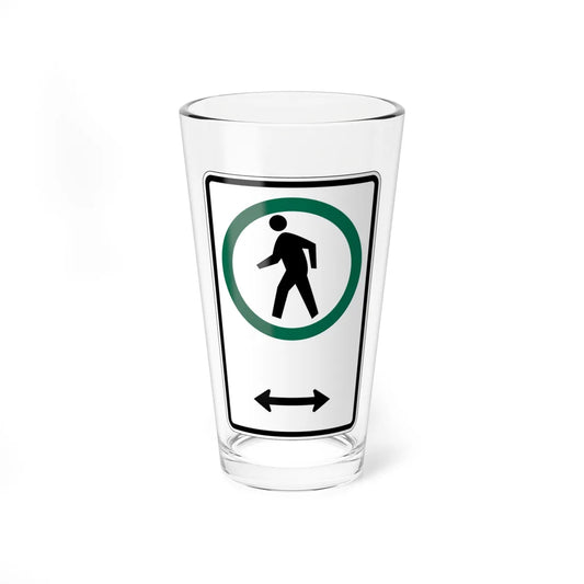 PBOT Road sign S2270 obsolete (Oregon) (Road Sign) Pint Glass 16oz 16oz - Go Mug Yourself