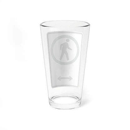 PBOT Road sign S2270 obsolete (Oregon) (Road Sign) Pint Glass 16oz - Go Mug Yourself