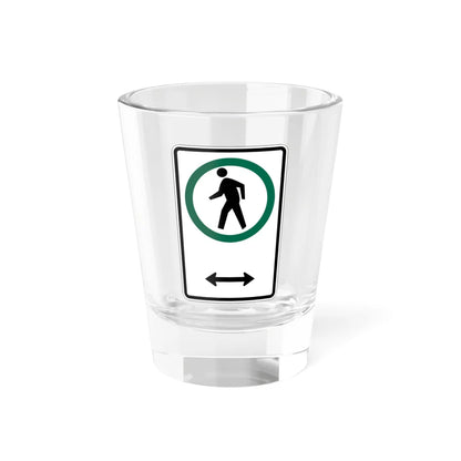PBOT Road sign S2270 obsolete (Oregon) (Road Sign) Shot Glass 1.5oz 1.5oz - Go Mug Yourself
