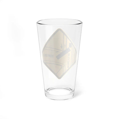 PBOT Road sign W2535 (Oregon) (Road Sign) Pint Glass 16oz - Go Mug Yourself