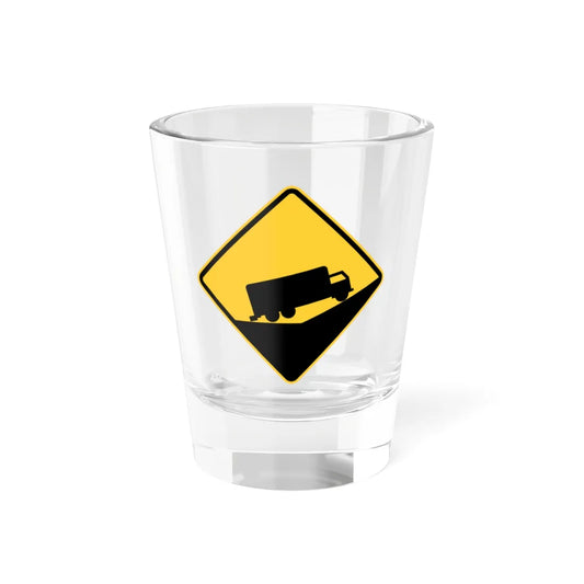 PBOT Road sign W2540 (Oregon) (Road Sign) Shot Glass 1.5oz 1.5oz - Go Mug Yourself
