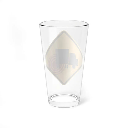 PBOT Road sign W3110 (Oregon) (Road Sign) Pint Glass 16oz - Go Mug Yourself