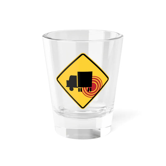 PBOT Road sign W3110 (Oregon) (Road Sign) Shot Glass 1.5oz 1.5oz - Go Mug Yourself