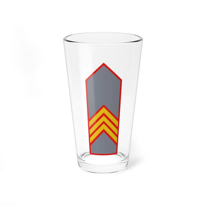 PCP.EJER.SUBOFICIAL MAYOR (Chile) (Military Rank) Pint Glass 16oz 16oz - Go Mug Yourself