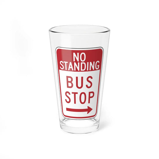 PDOT R7-107S (Pennsylvania) (Road Sign) Pint Glass 16oz 16oz - Go Mug Yourself