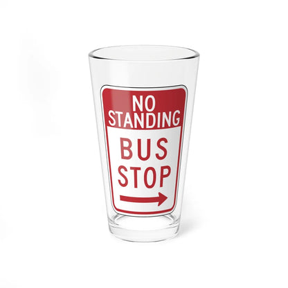 PDOT R7-107S (Pennsylvania) (Road Sign) Pint Glass 16oz - Go Mug Yourself