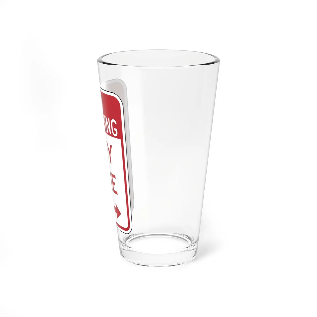 PDOT R7-20 (Pennsylvania) (Road Sign) Pint Glass 16oz - Go Mug Yourself