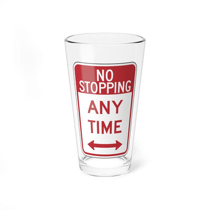 PDOT R7-20 (Pennsylvania) (Road Sign) Pint Glass 16oz - Go Mug Yourself