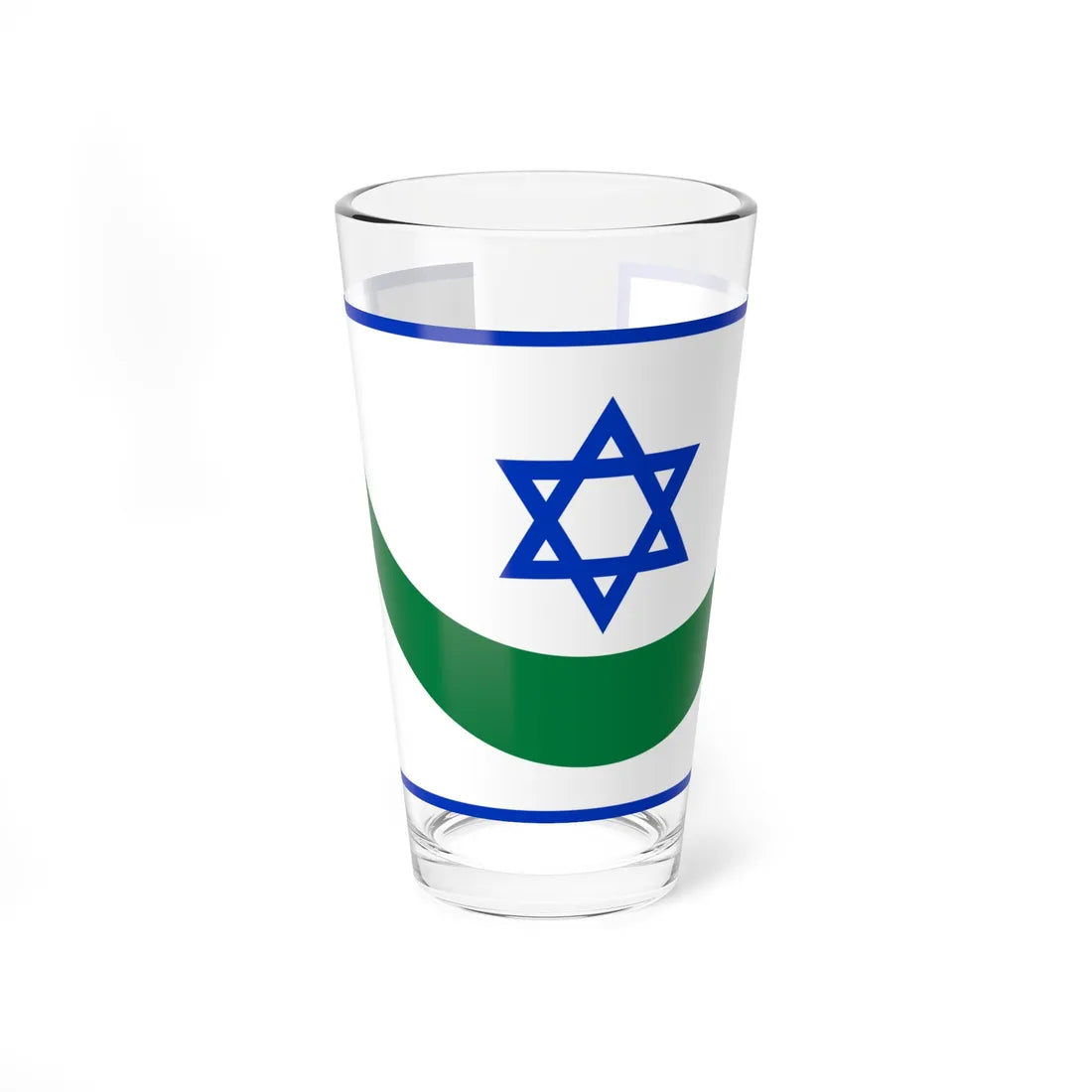 Peace flag for the Holy Land 1978 (Israel) Pint Glass 16oz 16oz - Go Mug Yourself