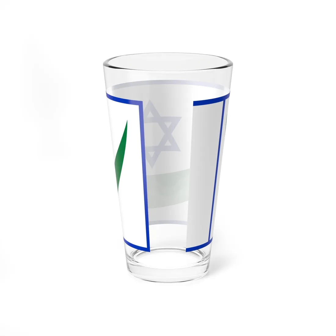 Peace flag for the Holy Land 1978 (Israel) Pint Glass 16oz - Go Mug Yourself