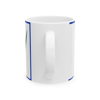 Peace flag for the Holy Land 1978 (Israel) White Coffee Mug - Go Mug Yourself