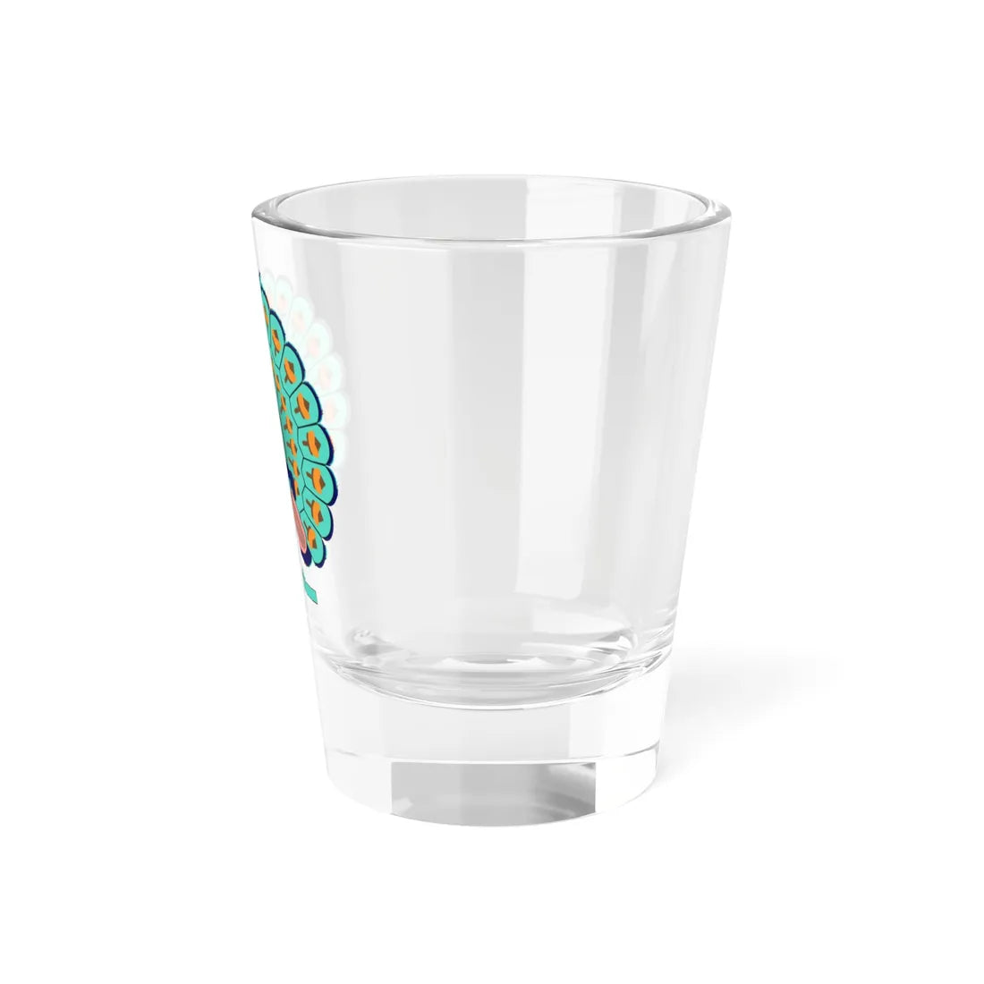 Peacock symbol Burma (Myanmar) (Coat of Arms) Shot Glass 1.5oz - Go Mug Yourself
