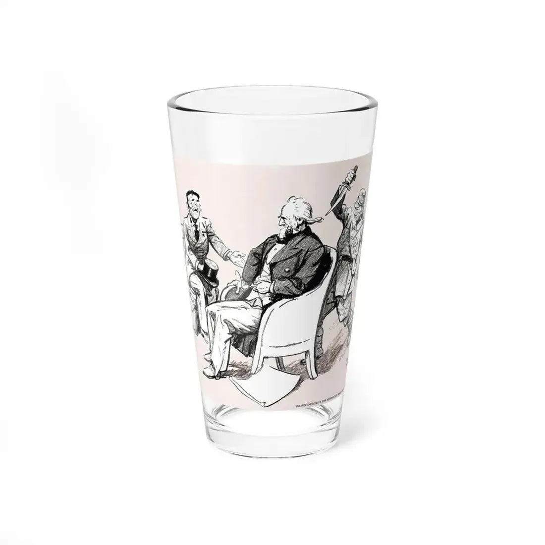 Pearl Harbor, Redbook, March 1943 (Magazine Illustration) Pint Glass 16oz 16oz - Go Mug Yourself