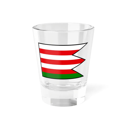 Pecenany Banovce Nad Bebravou Flag (Slovakia) Shot Glass 1.5oz 1.5oz - Go Mug Yourself
