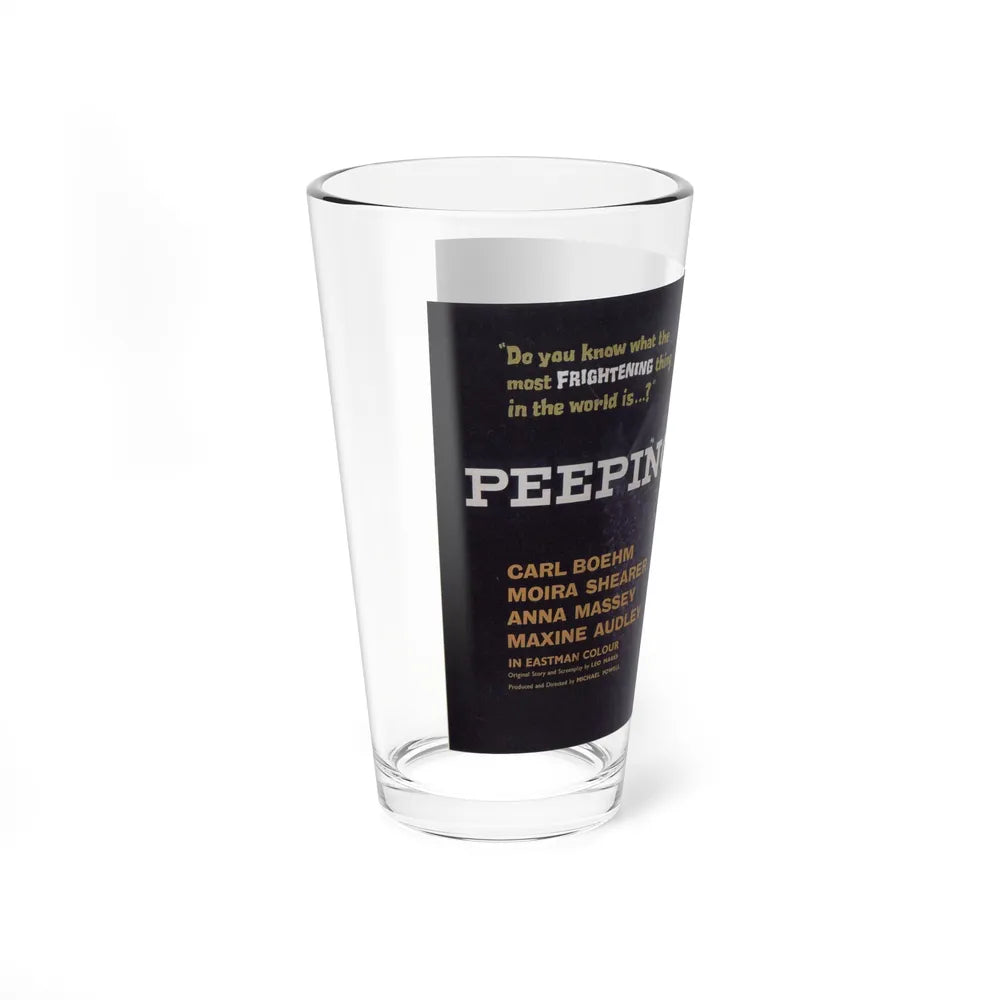 PEEPING TOM 1960 Movie Poster - Pint Glass 16oz-Go Mug Yourself