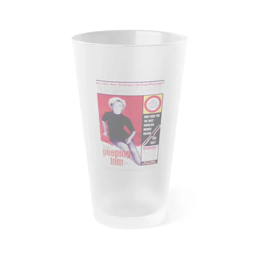 PEEPING TOM (2) 1960 Movie Poster - Frosted Pint Glass 16oz 16oz Frosted - Go Mug Yourself