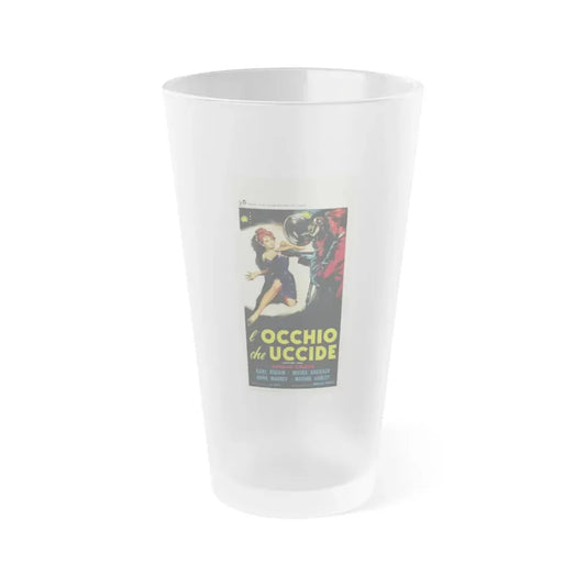 PEEPING TOM (ITALIAN) 1960 Movie Poster - Frosted Pint Glass 16oz 16oz Frosted - Go Mug Yourself