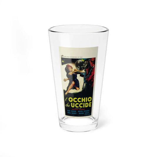 PEEPING TOM (ITALIAN) 1960 Movie Poster - Pint Glass 16oz 16oz - Go Mug Yourself