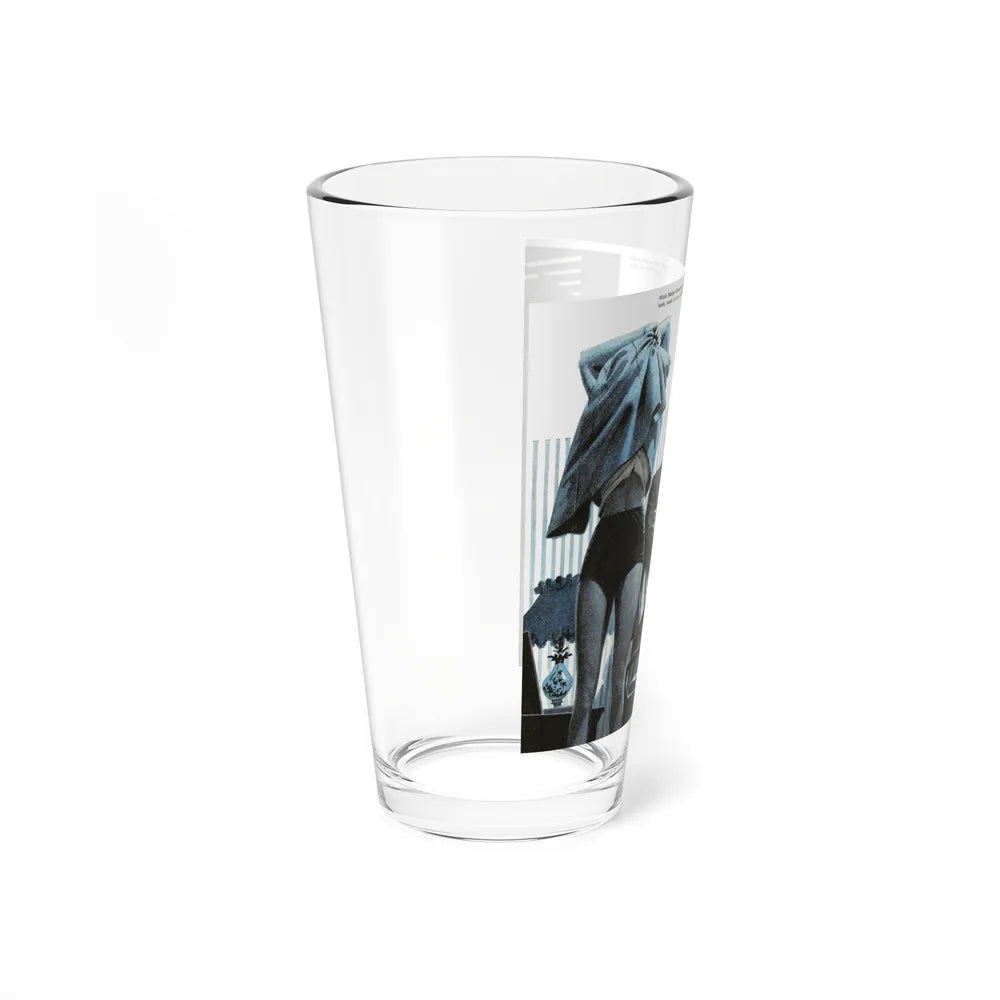 Peeping Tom, unknown illustration (Magazine Illustration) Pint Glass 16oz-Go Mug Yourself