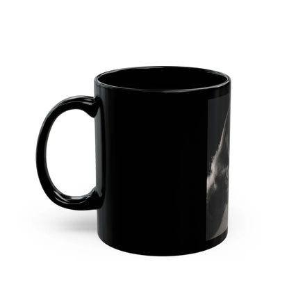 Peggy Cummins #07 (Vintage Female Icon) Black Coffee Mug-Go Mug Yourself