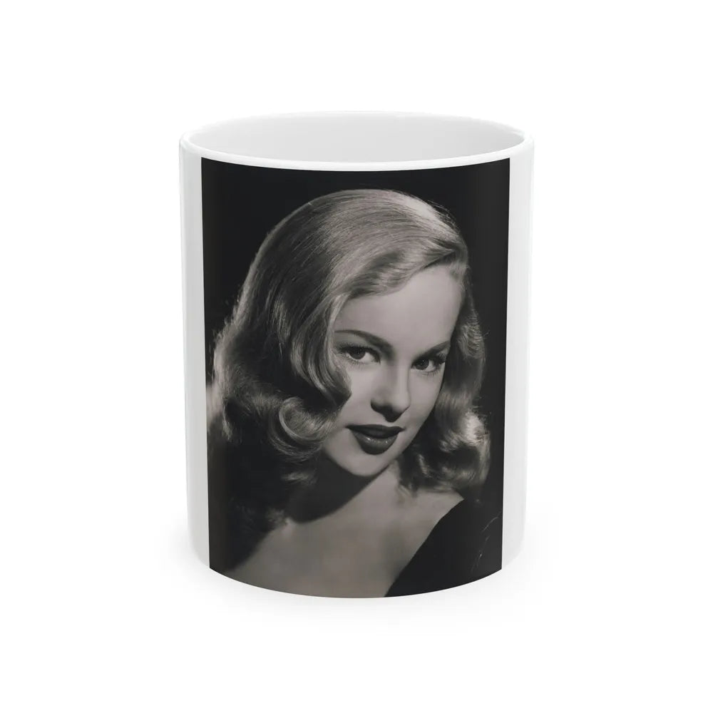 Peggy Cummins #07 (Vintage Female Icon) White Coffee Mug-11oz-Go Mug Yourself