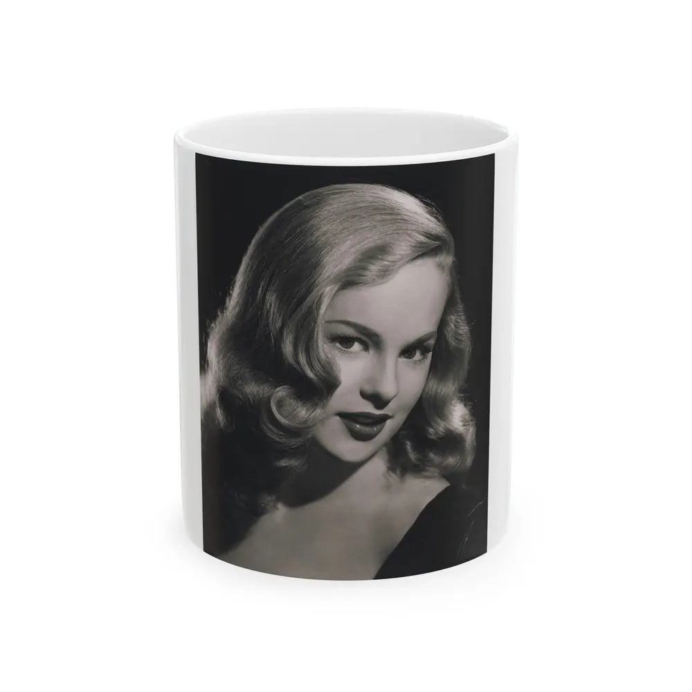 Peggy Cummins #071 (Vintage Female Icon) White Coffee Mug-11oz-Go Mug Yourself