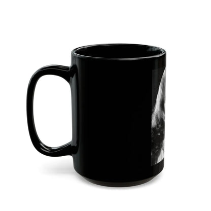 Peggy Cummins #08 (Vintage Female Icon) Black Coffee Mug-Go Mug Yourself